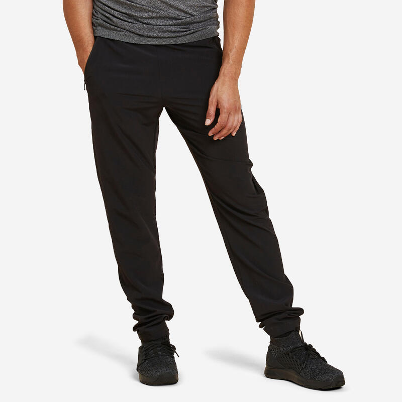 PANTALON YOGA DYNAMIQUE LEGER HOMME NOIR