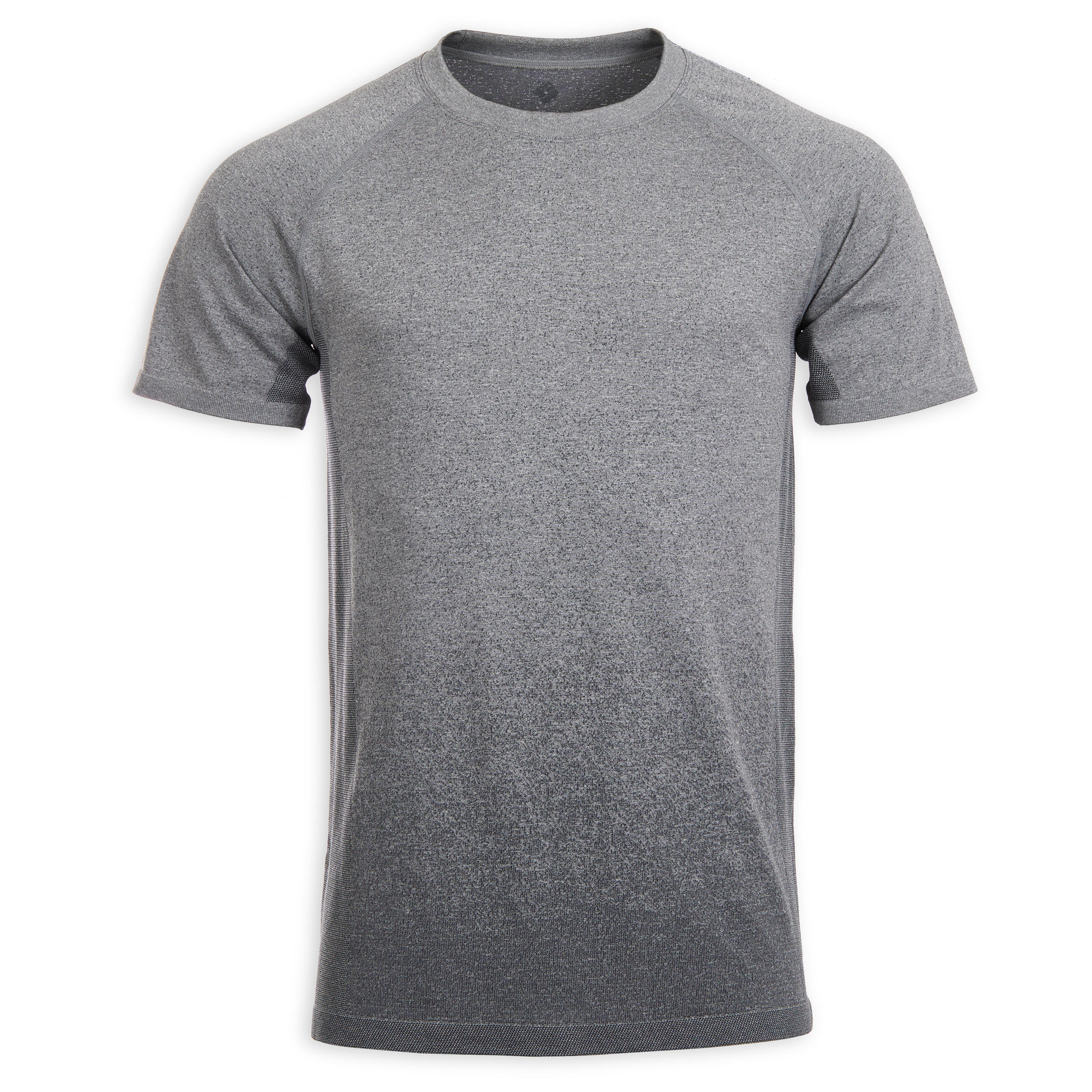 Men's Seamless Short-Sleeved Dynamic Yoga T-Shirt - Light Grey 5/5