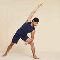 Men's Dynamic Yoga Seamless Tank Top - Indigo