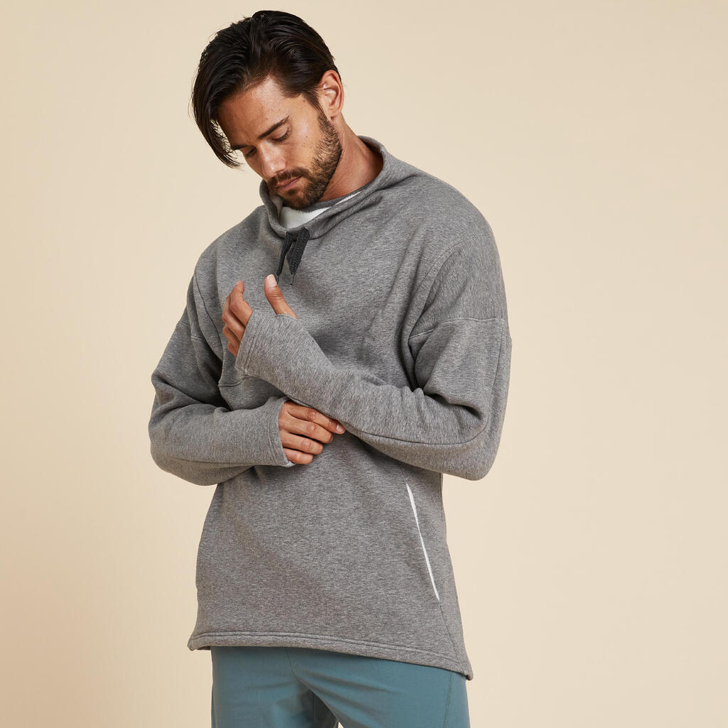 Yoga Sweatshirt warm - grau