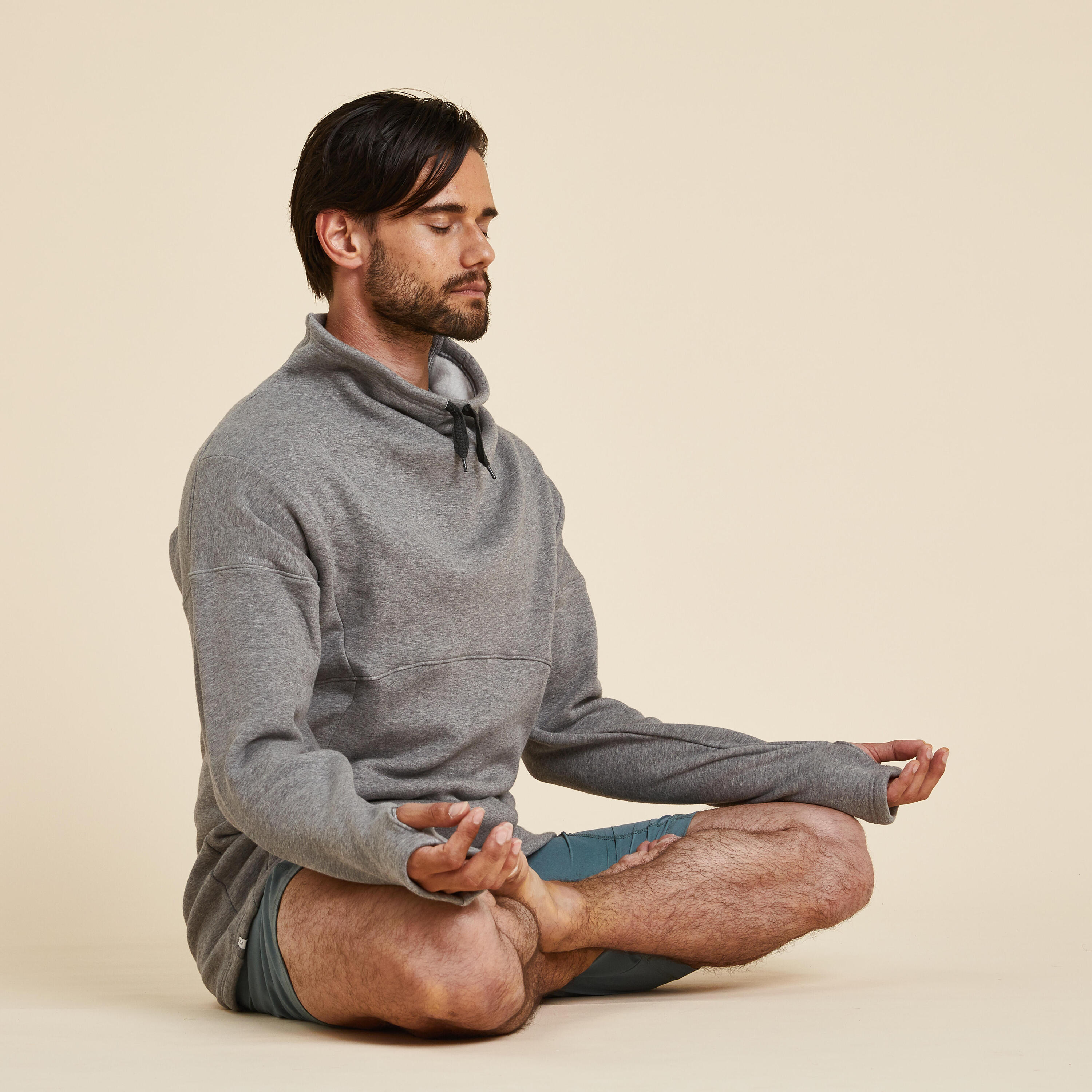 Unisex Yoga Warm Sweatshirt - Grey 8/11