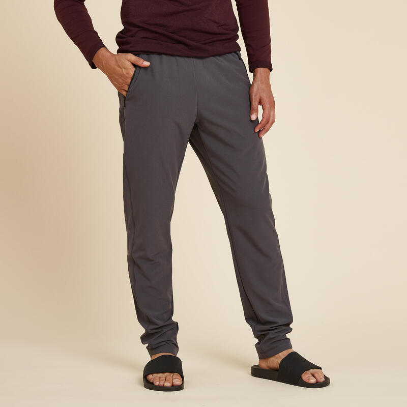 Pantaloni uomo yoga grigi