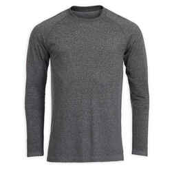 Men's Long-Sleeved Seamless T-Shirt - Grey