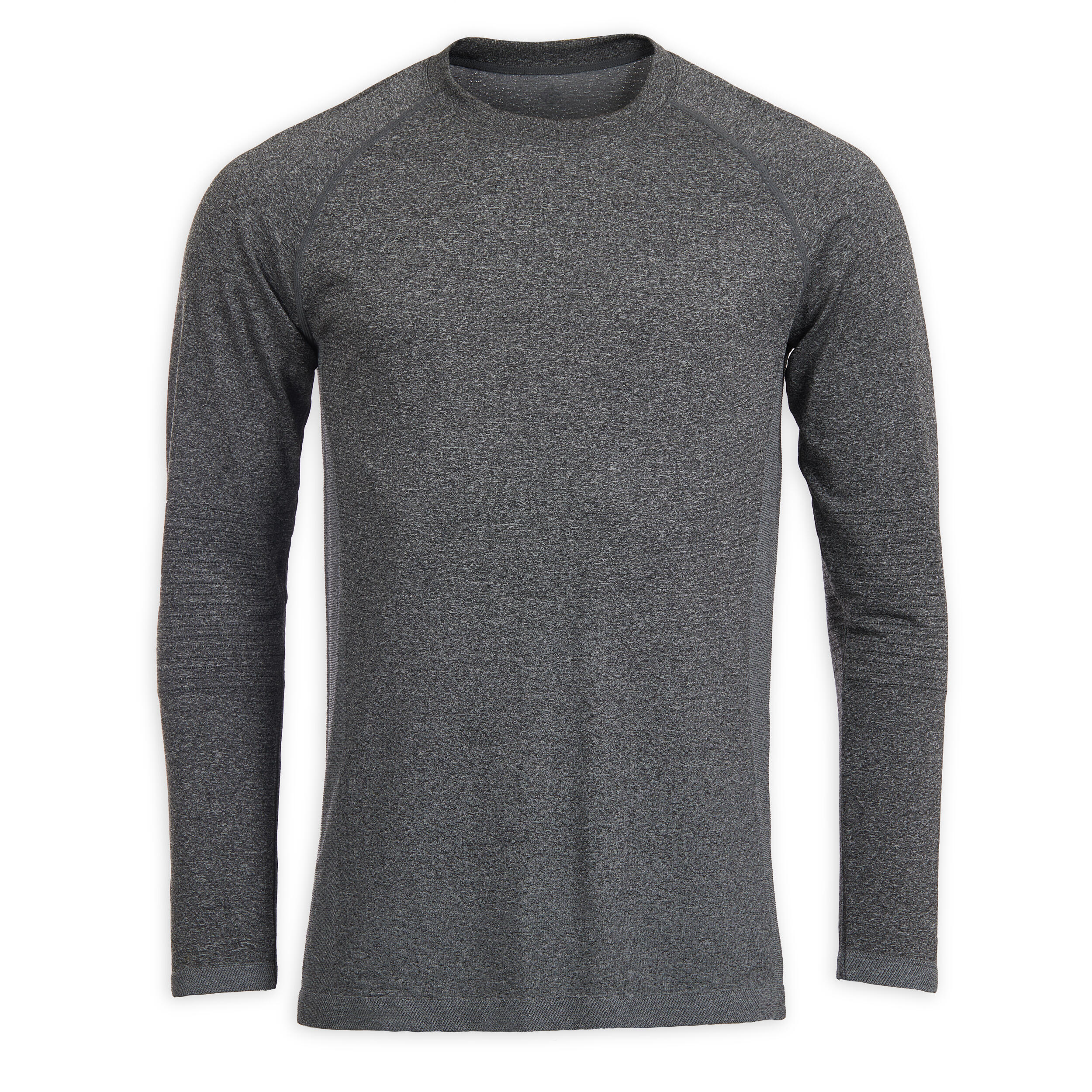 SEAMLESS T-SHIRT - LONG-SLEEVED MEN'S GRAY