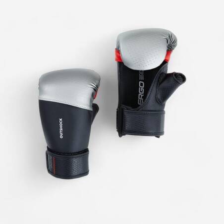 Punching Bag Gloves 500 - Black/Silver