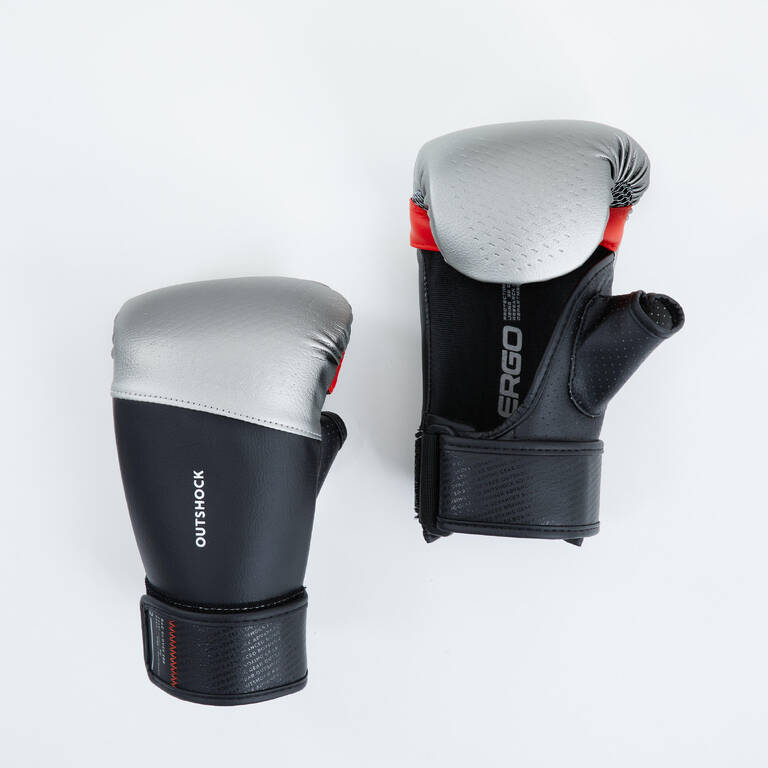 Punching Bag Gloves 500 - Black/Silver