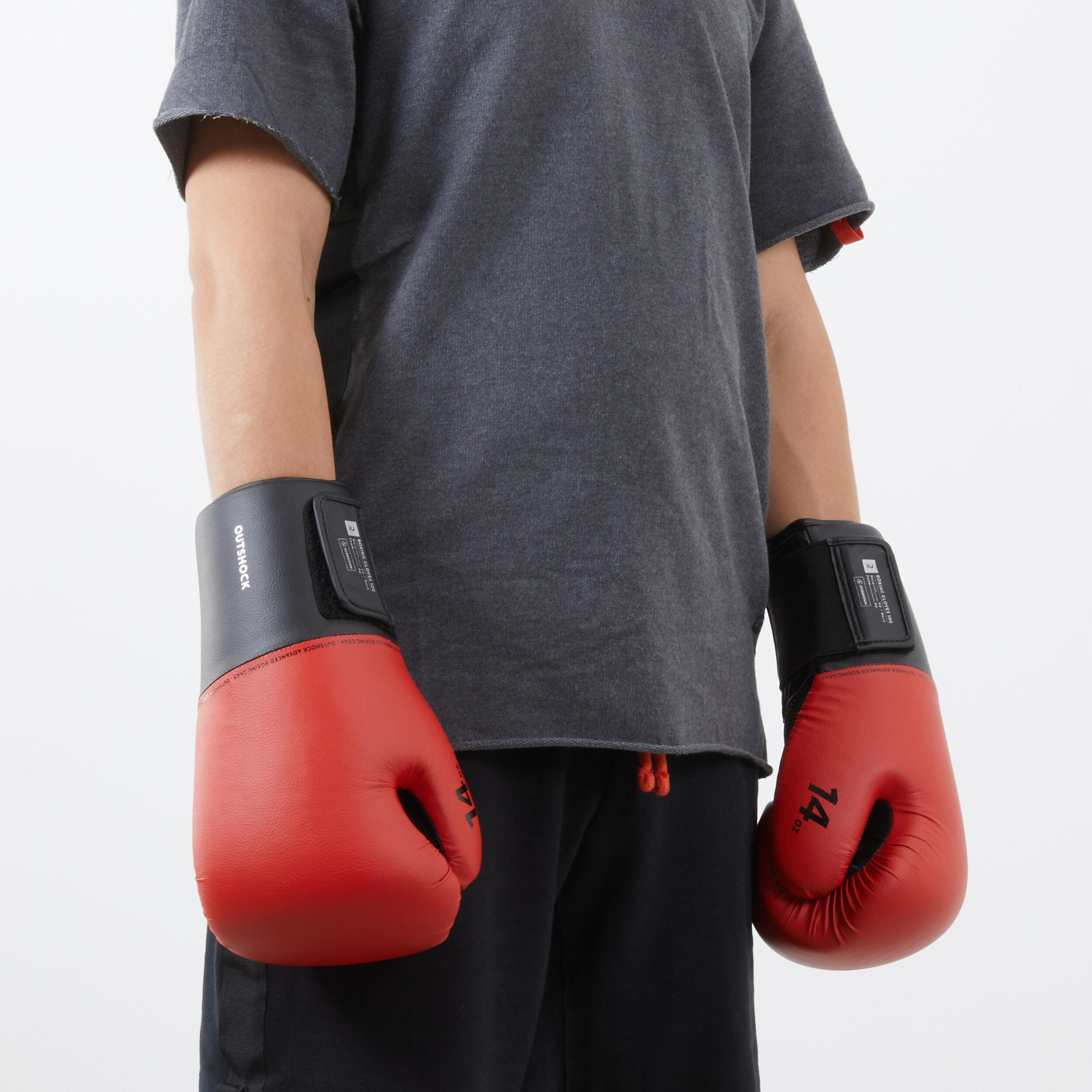 Boxing Gloves 100 - Red 4/7