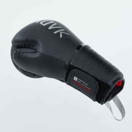 Boxhandschuhe 500 schwarz