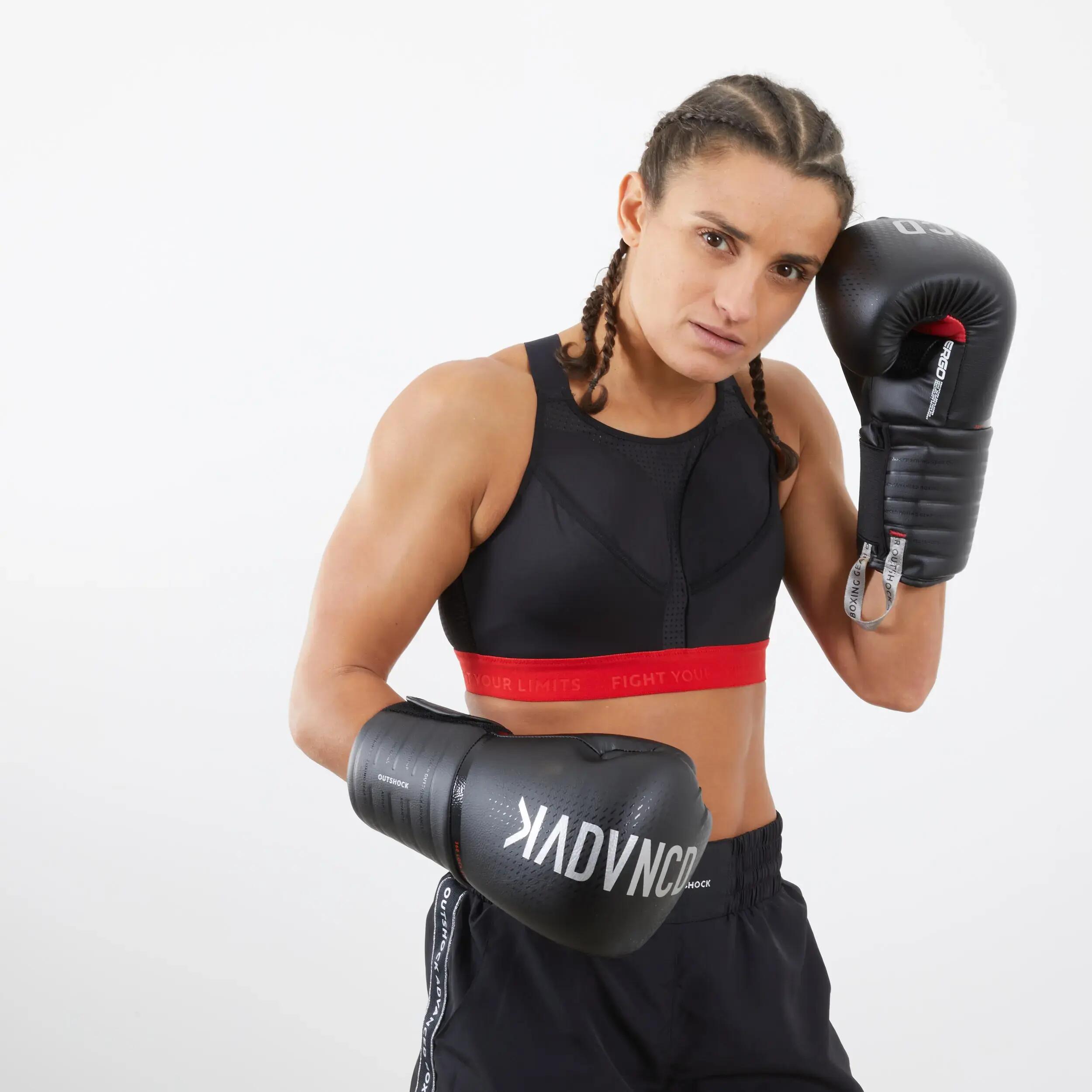 Boxing Gloves With Wrist Support - Black -  5