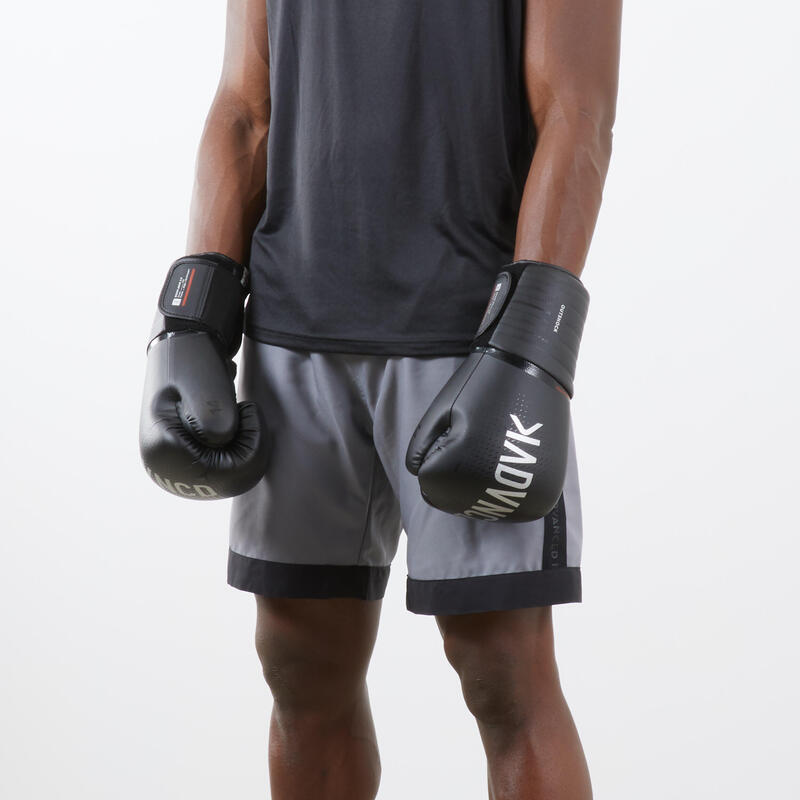 Boxerské rukavice 500 černé