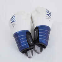 Boxing Gloves 500 - White/Blue