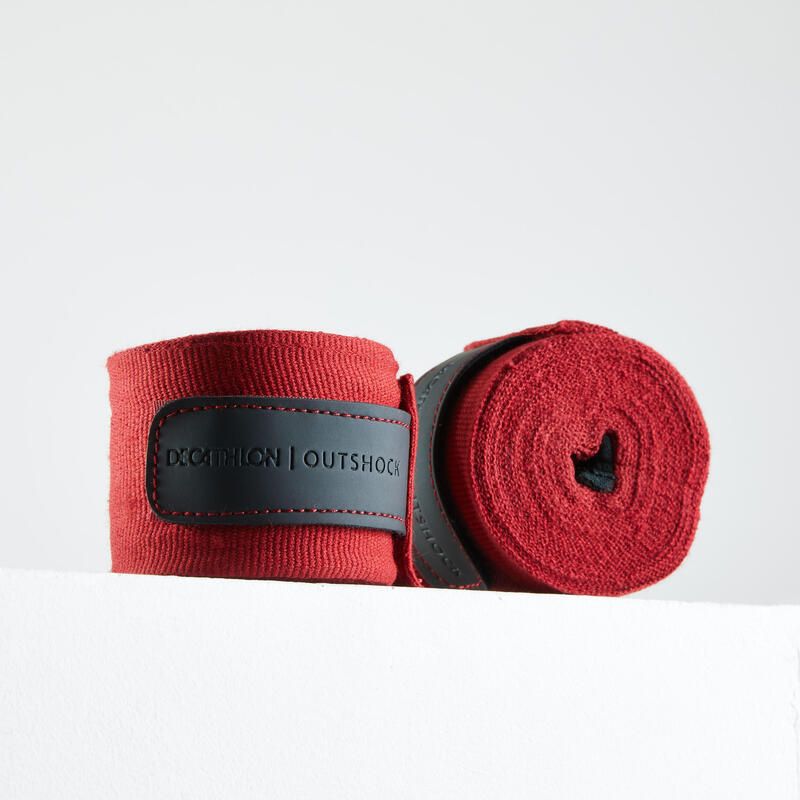 BANDES DE BOXE 4M ROUGES