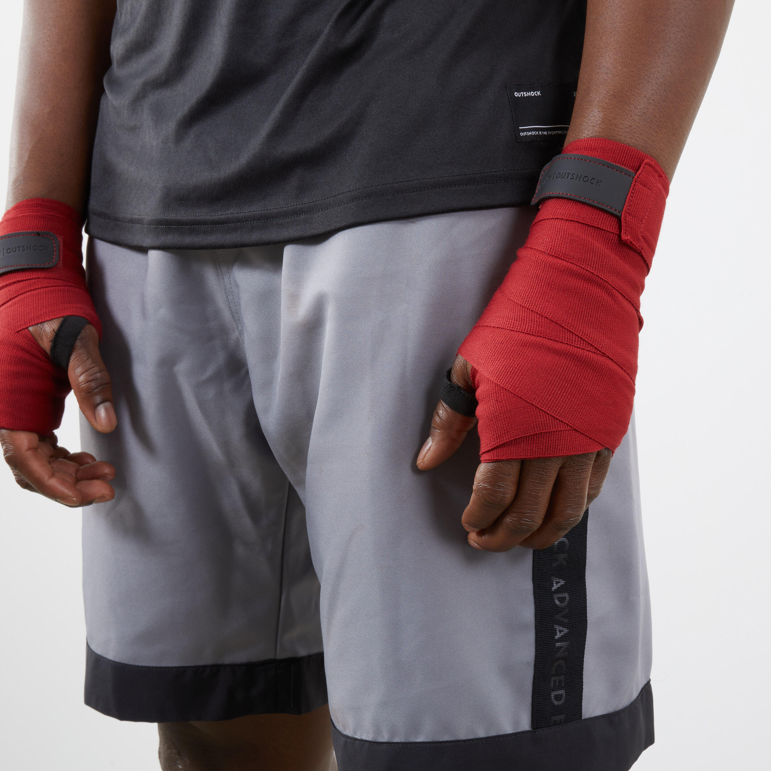 Boxing Wraps 4m - Red 4/6