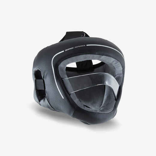 
      CASQUE DE BOXE ADULTE AVEC BARRE DE PROTECTION NASALE
  