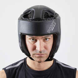 Casco de boxeo abierto adulto Outshock 900 negro