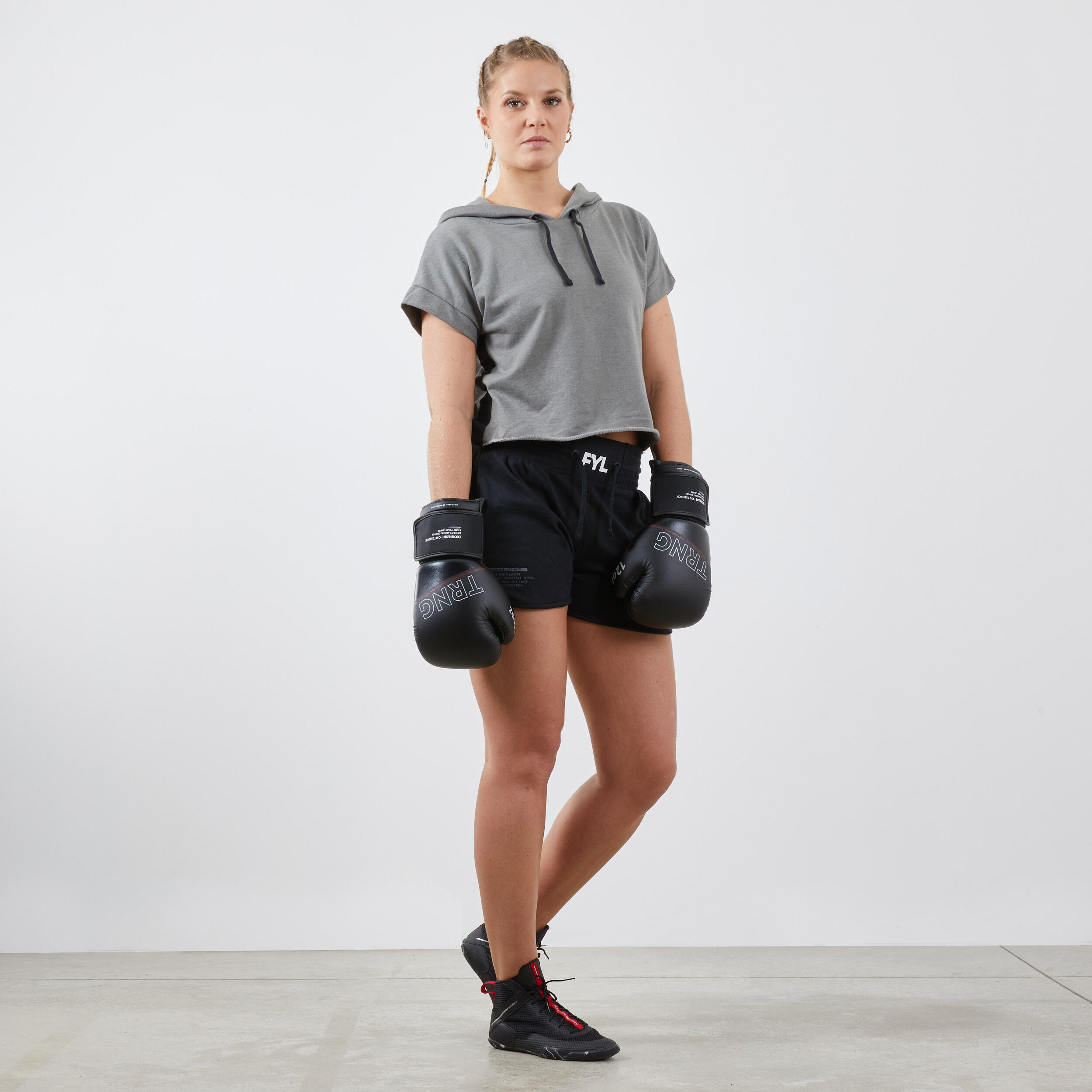 Boxing Training Gloves 120 - Black - OUTSHOCK