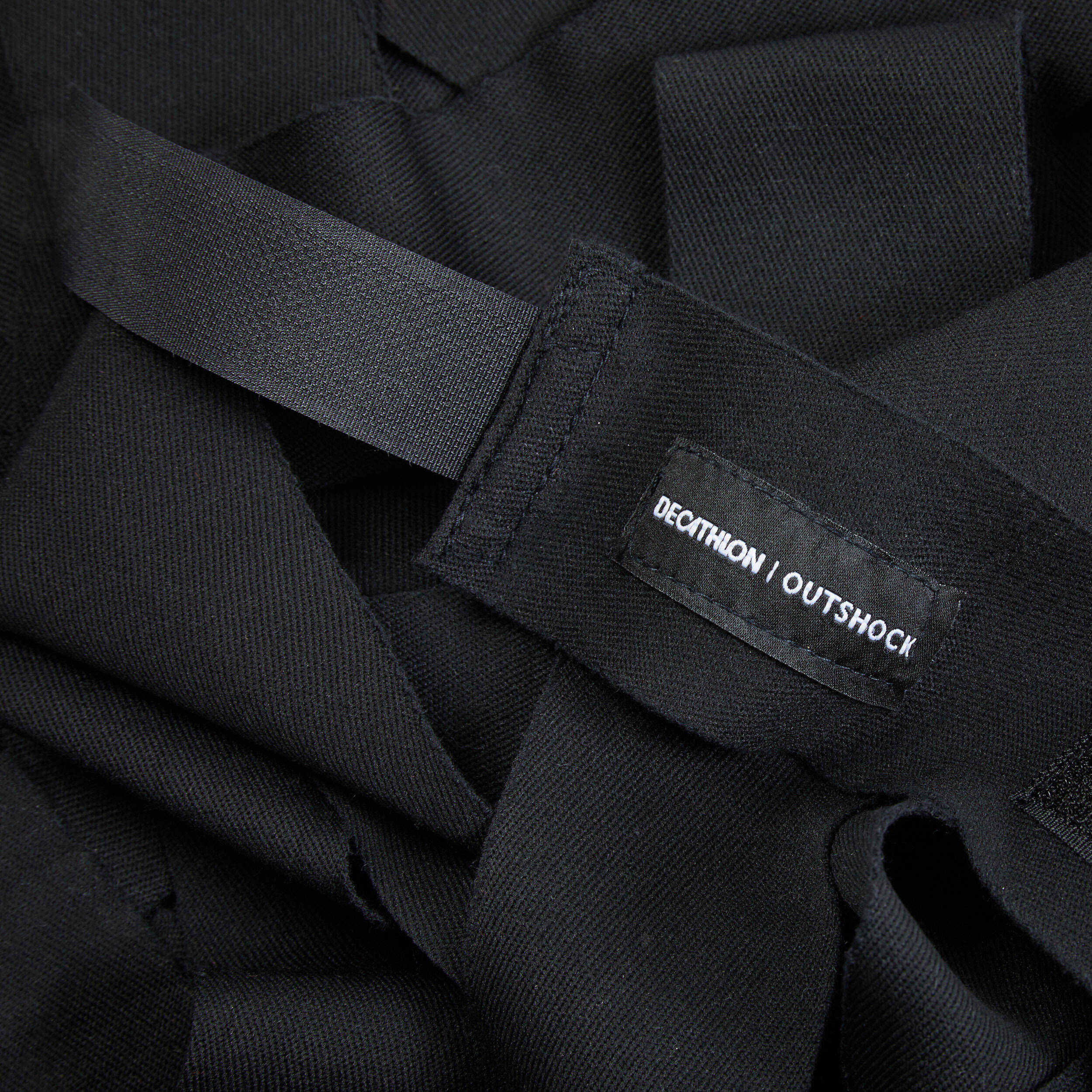 Adult Boxing Wraps 2.5m Black -  3