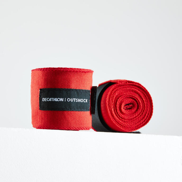 Adult Boxing Wraps 2.5m Red - Image 7