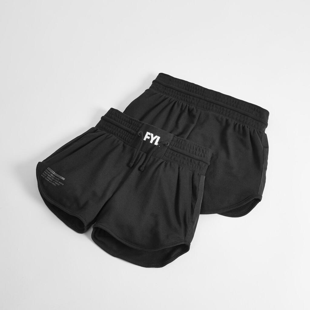 Box-Shorts 100 Damen schwarz