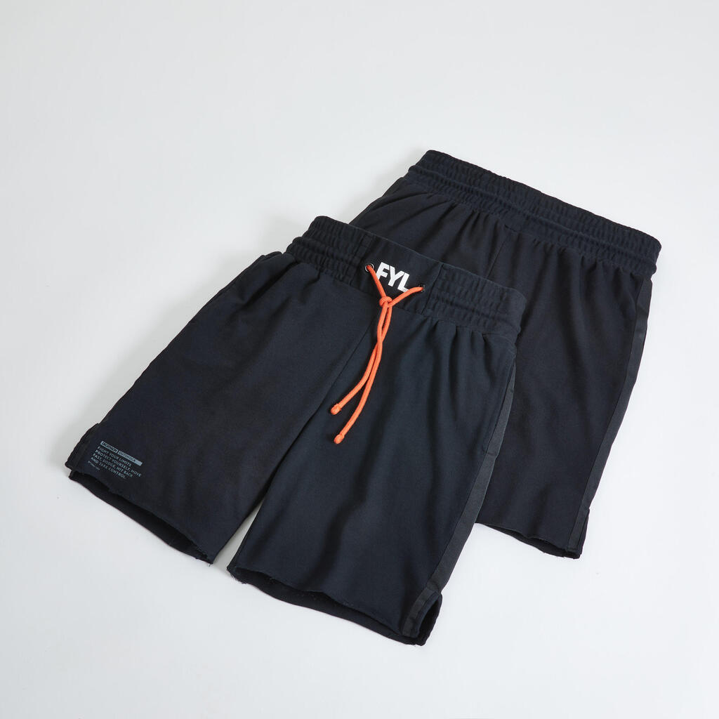 SHORT DEPORTIVO HOMBRE PARA BOXEO NEGRO 100