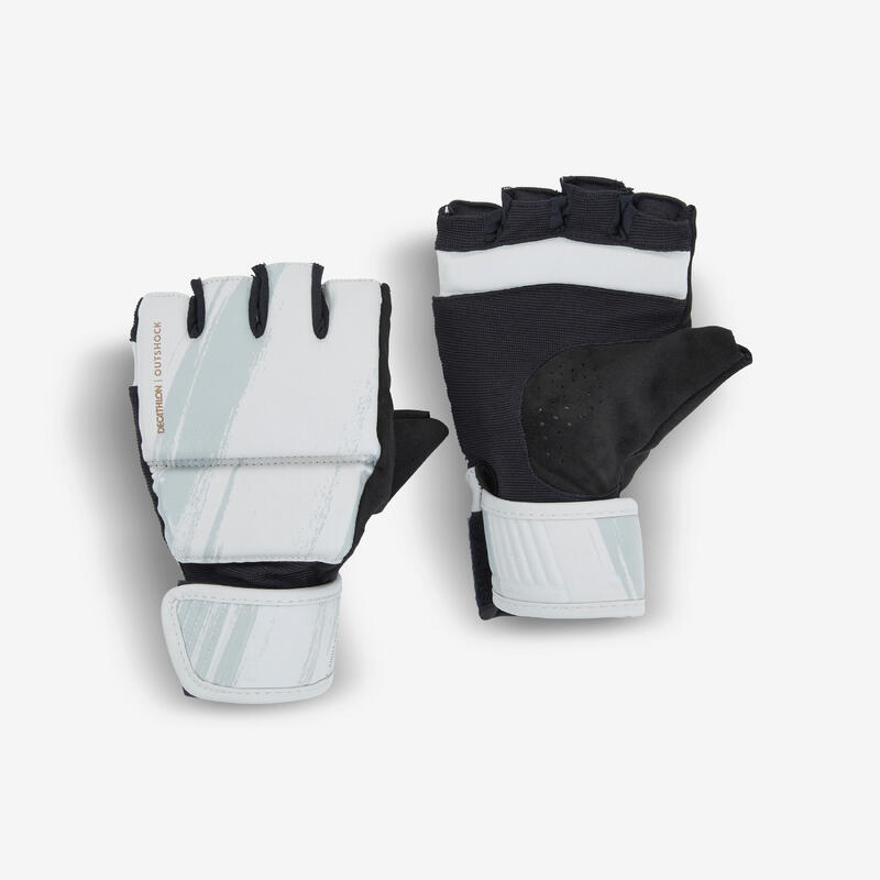 MMA-guantes de medio dedo para hombre y mujer, Manoplas de