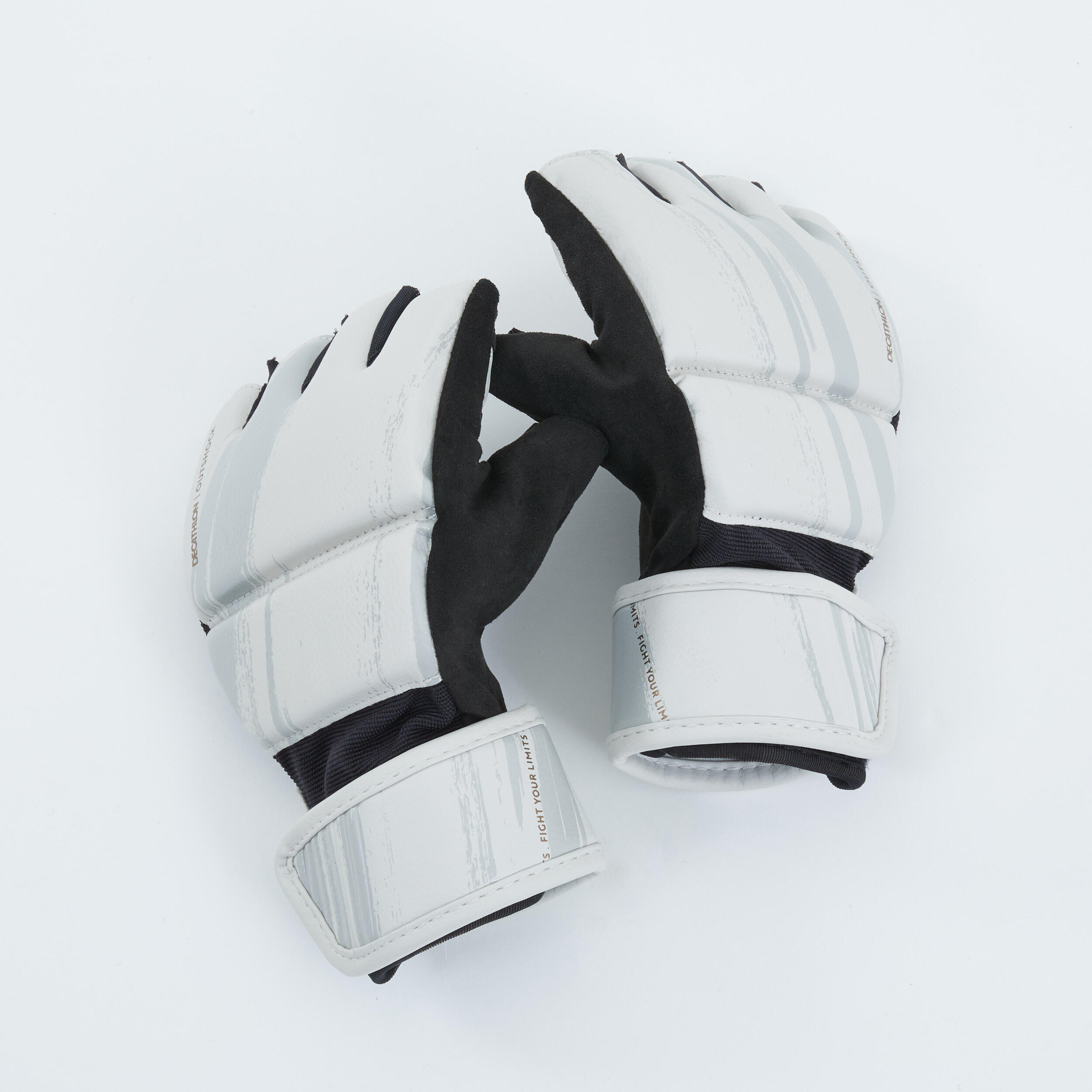 Boxing Training Gloves - 100 Linen/Black - OUTSHOCK