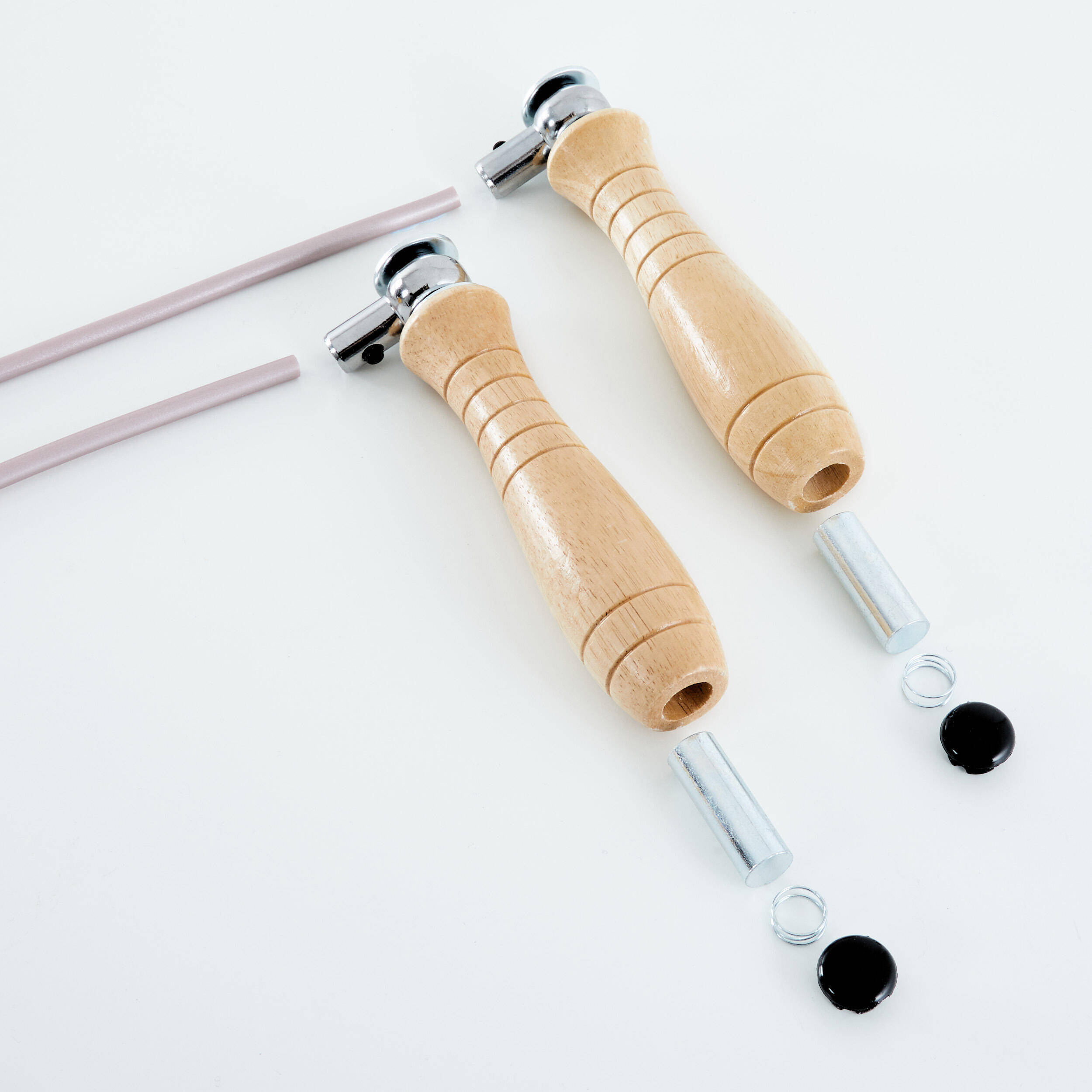 Adult Boxing Wooden Skipping Rope with Removable Weights -  3