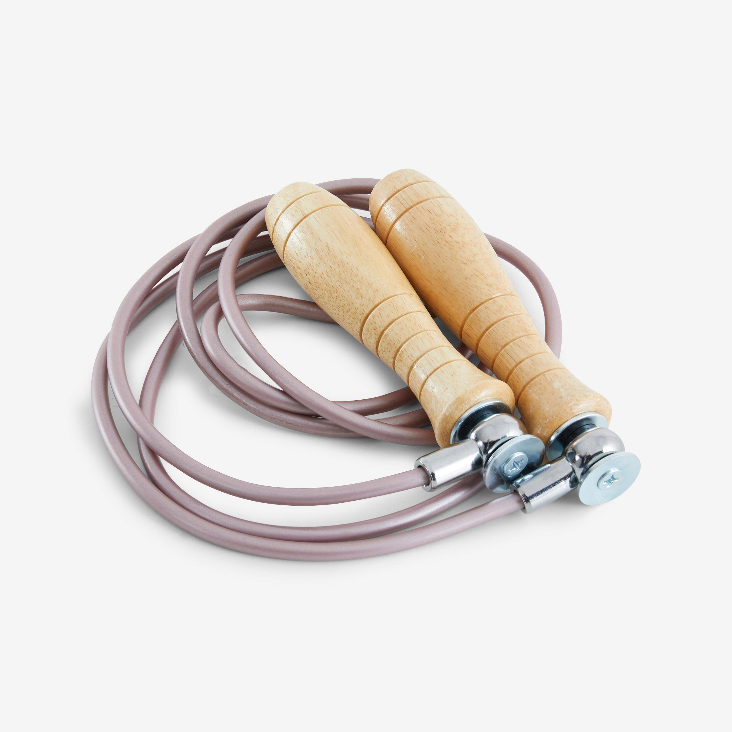 Wooden Boxing Skipping Rope with Removable Weights 1/4