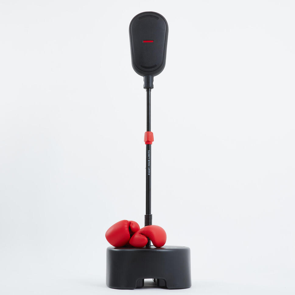 Punching ball bambino boxe con guantoni 4OZ nero-rosso OUTSHOCK | DECATHLON