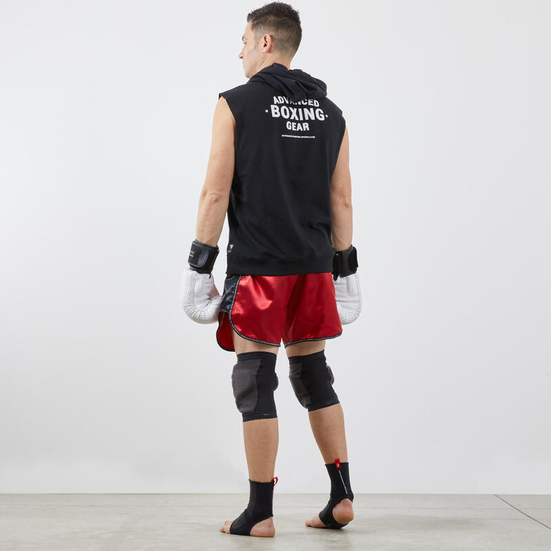 Kniebeschermers voor vechtsport 900 grijs kick-/thaiboksen training