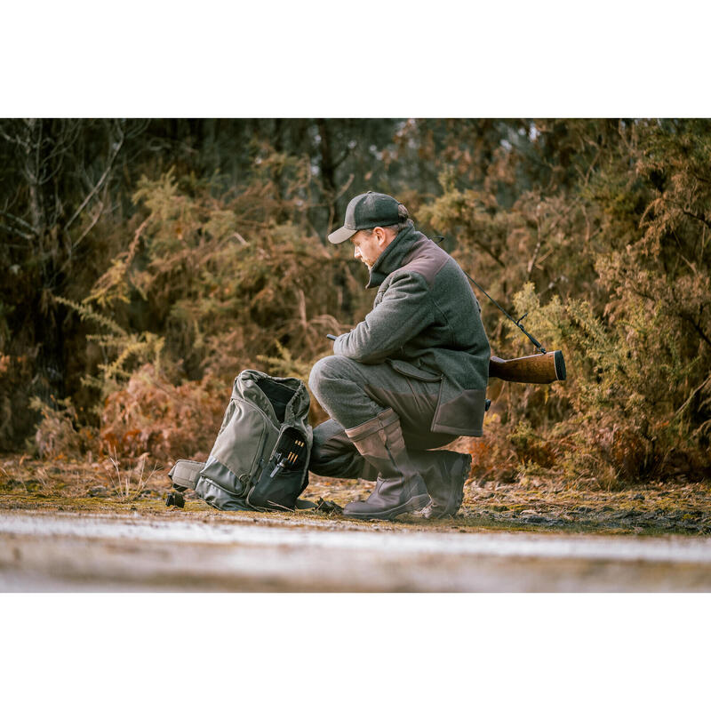 Jachetă 900 din lână călduroasă verde Bărbați  