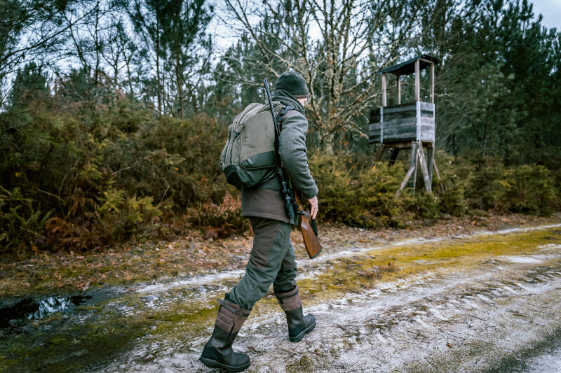 Buty myśliwskie ciepłe Solognac 900 skóra wodoodporne