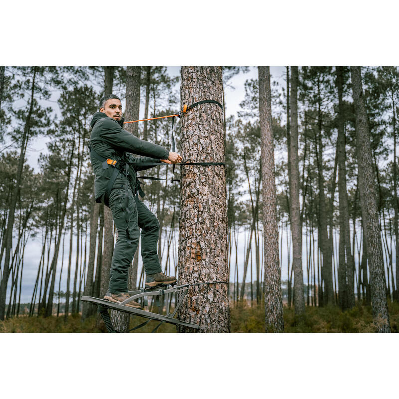 CALÇAS DE CAÇA QUENTES, IMPERMEÁVEIS E SILENCIOSAS 900 VERDE