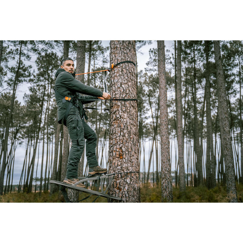 Erkek Avcı Montu -5°C - Yeşil - Avcılık ve Doğa Gözlemi - 900