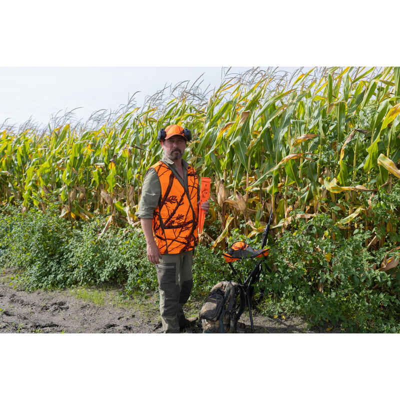 CASQUETTE CHASSE ORANGE CAMO 500