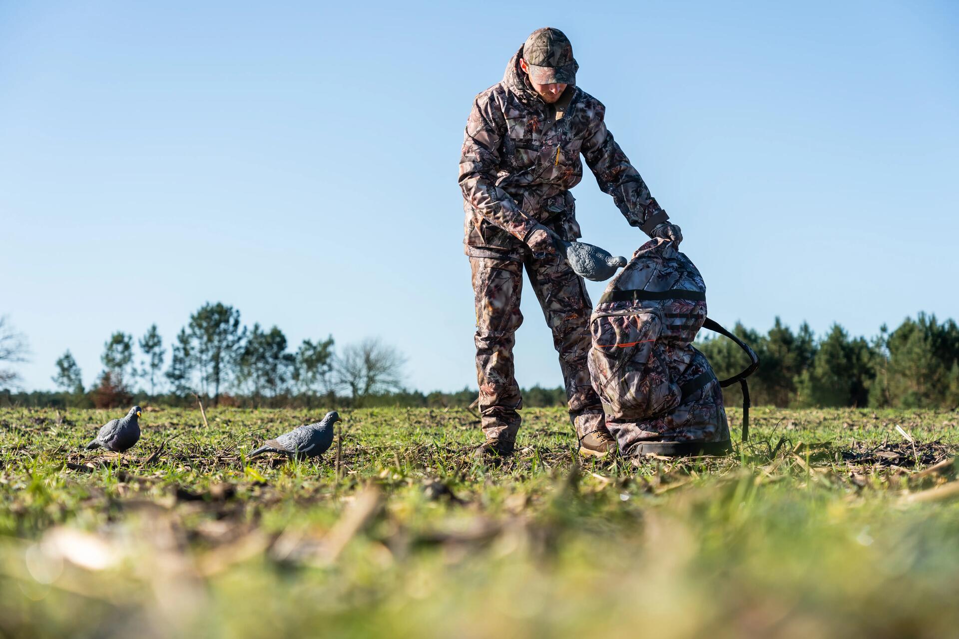 woman and man hunting