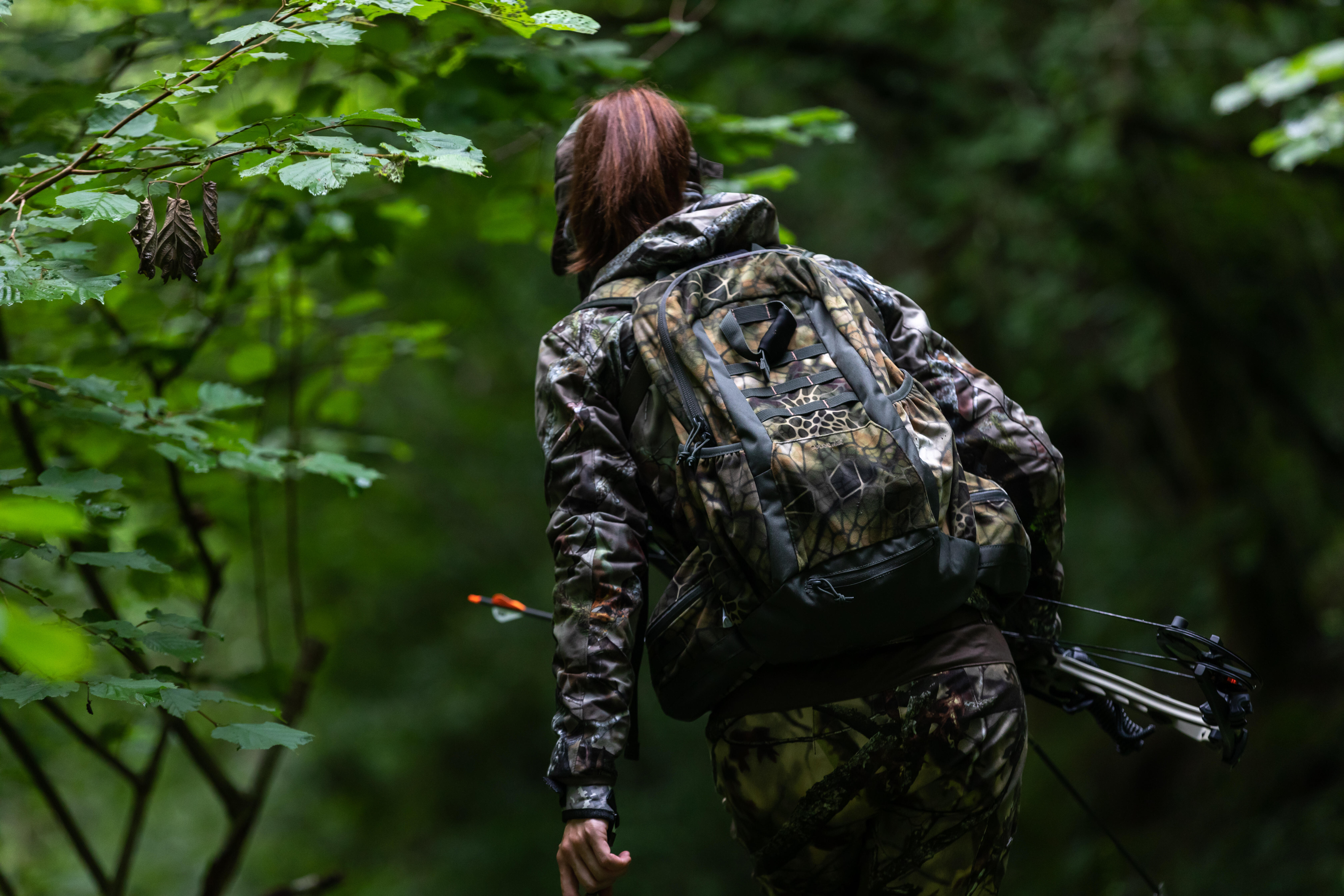 Sac à Dos Chasse Silencieux 20L - Camo - SOLOGNAC