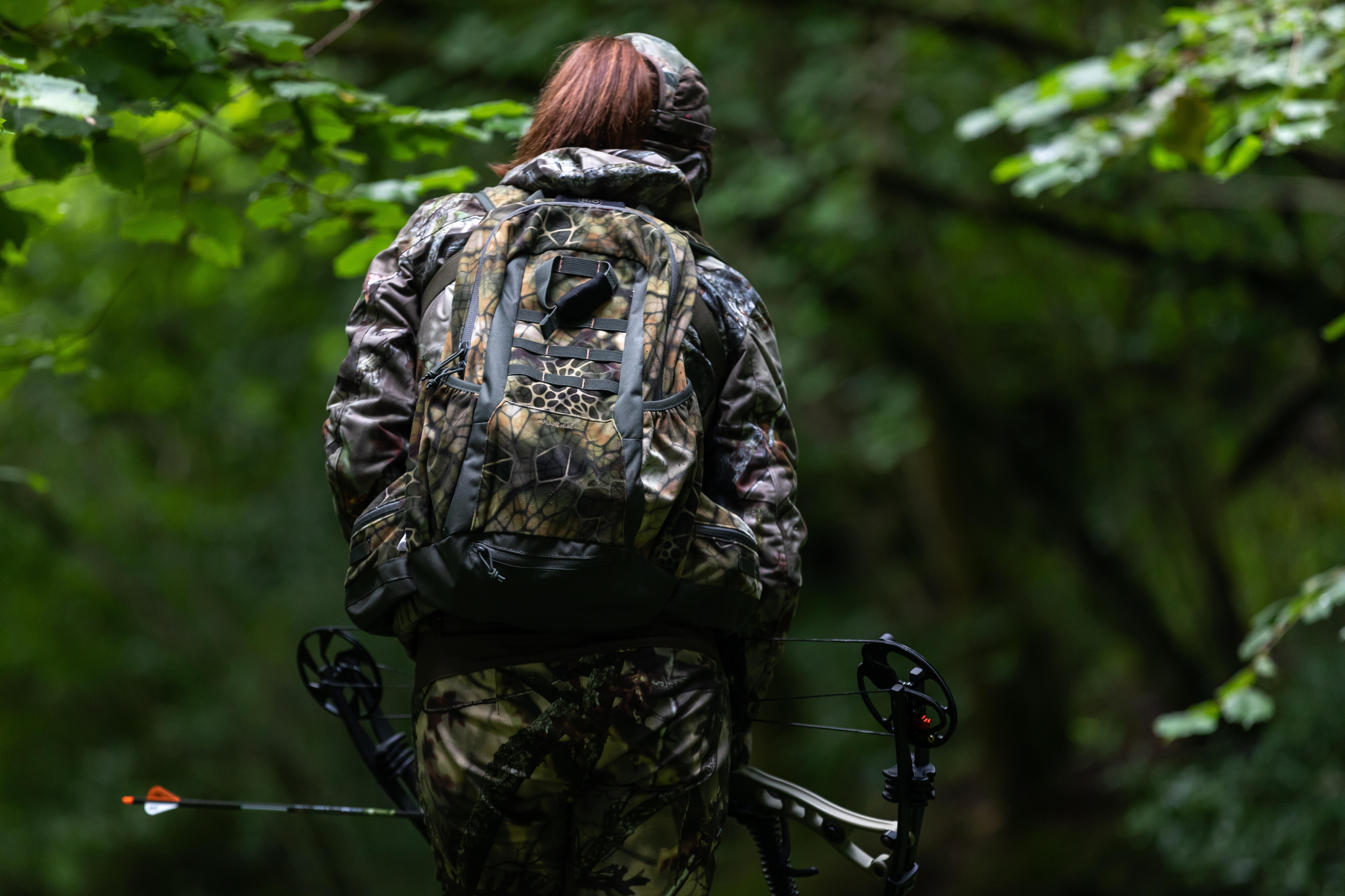 Silent Hunting Backpack 20L Xtralight Camo furtiv - SOLOGNAC