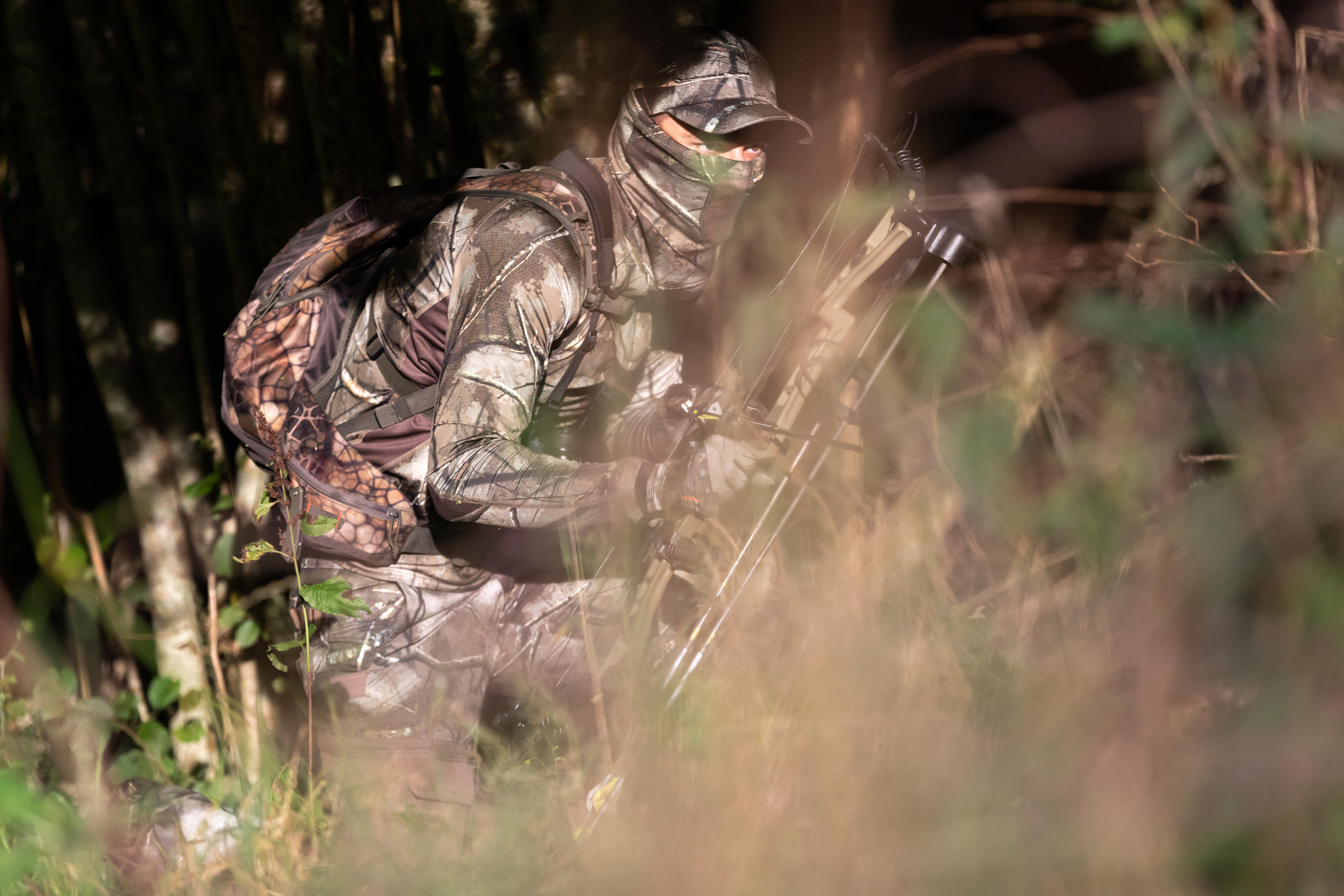 Casquette de chasse - 100 Treemetic camouflage - SOLOGNAC