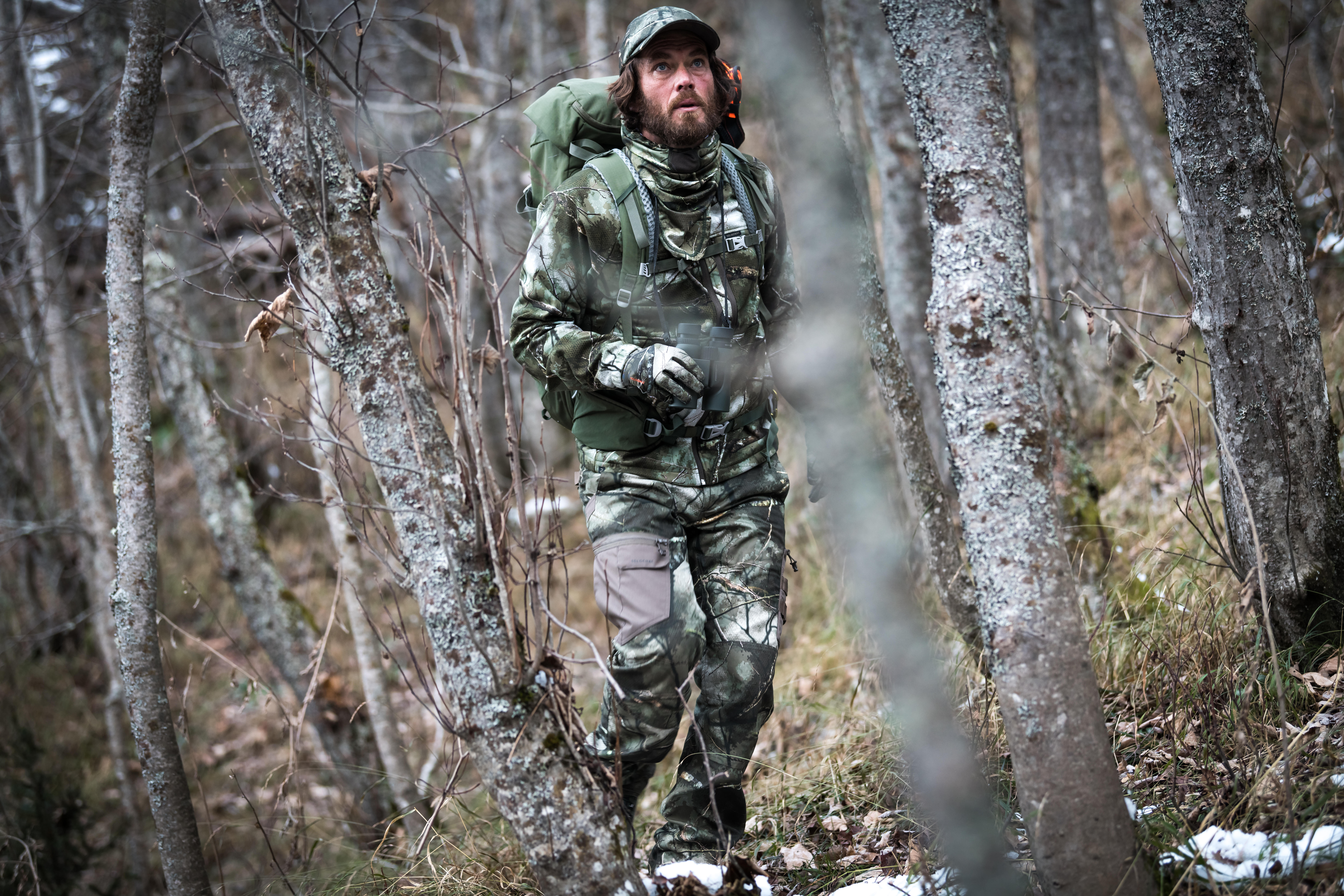Pantalon de chasse respirant - 500 Treemetic camo - SOLOGNAC