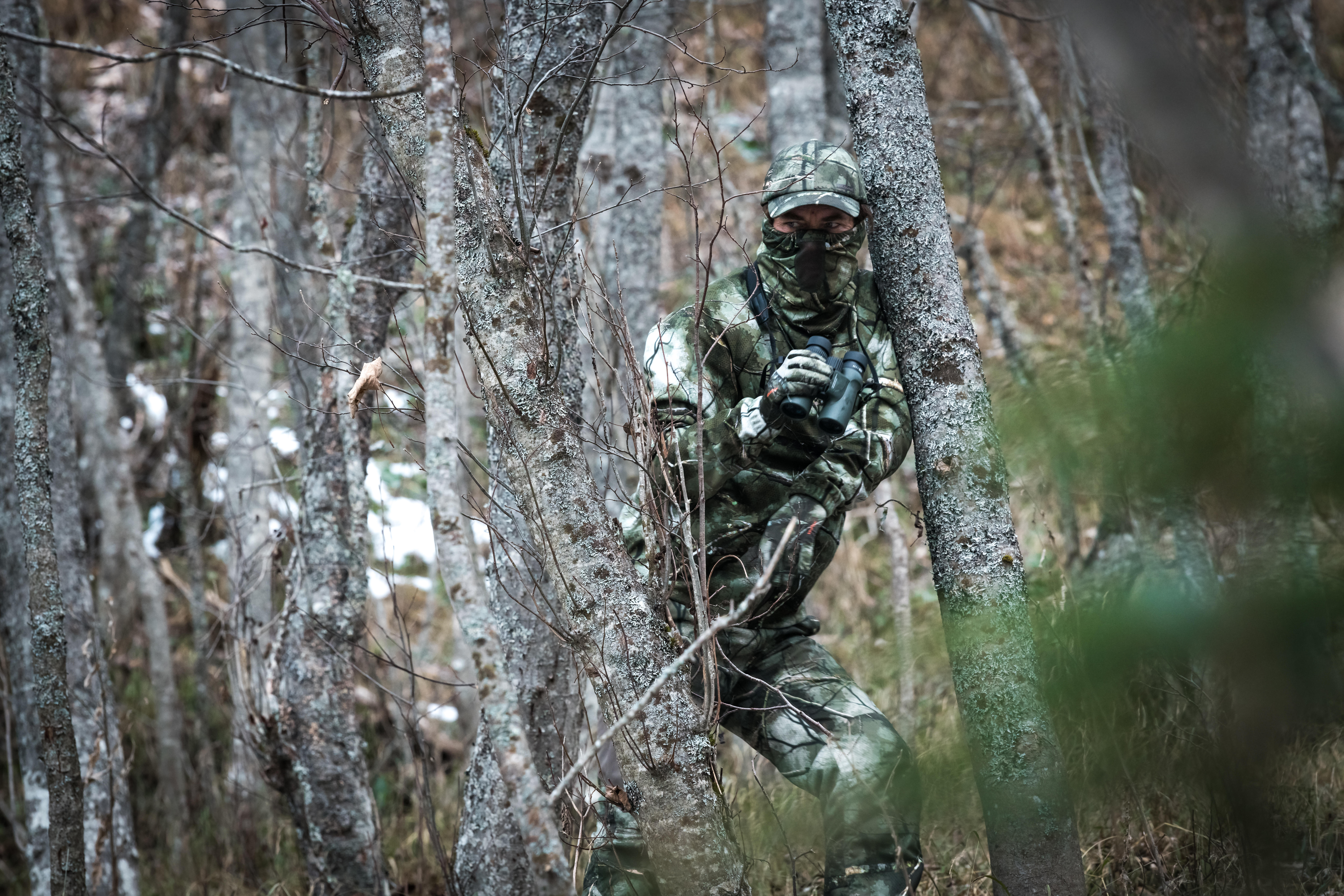 Hunting Cap 100 – Camouflage  - SOLOGNAC