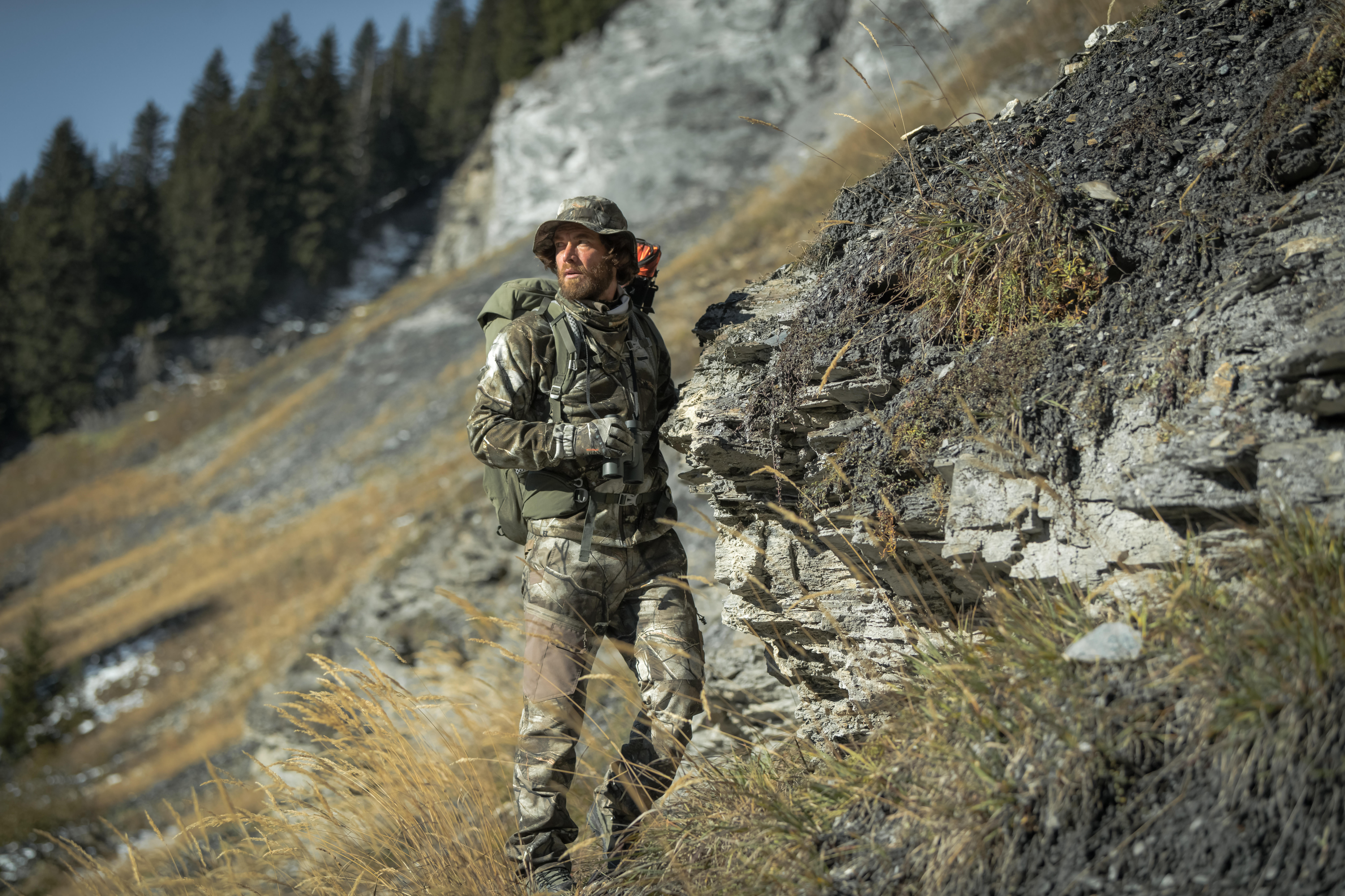 Pantalon de chasse respirant - 500 Treemetic camo - SOLOGNAC