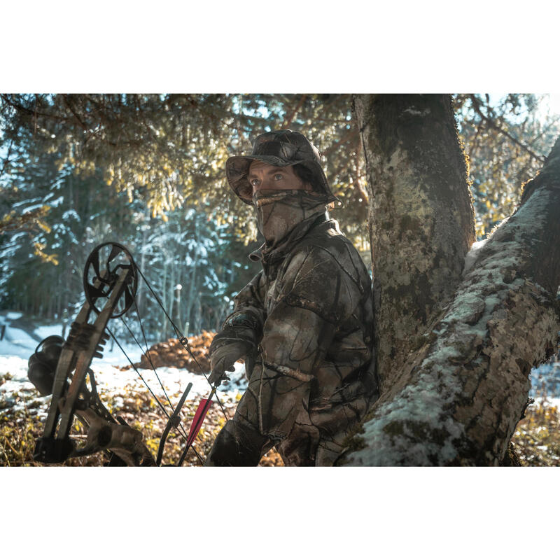 Tour de Cou chasse Respirant 500 CAMOUFLAGE TREEMETIC