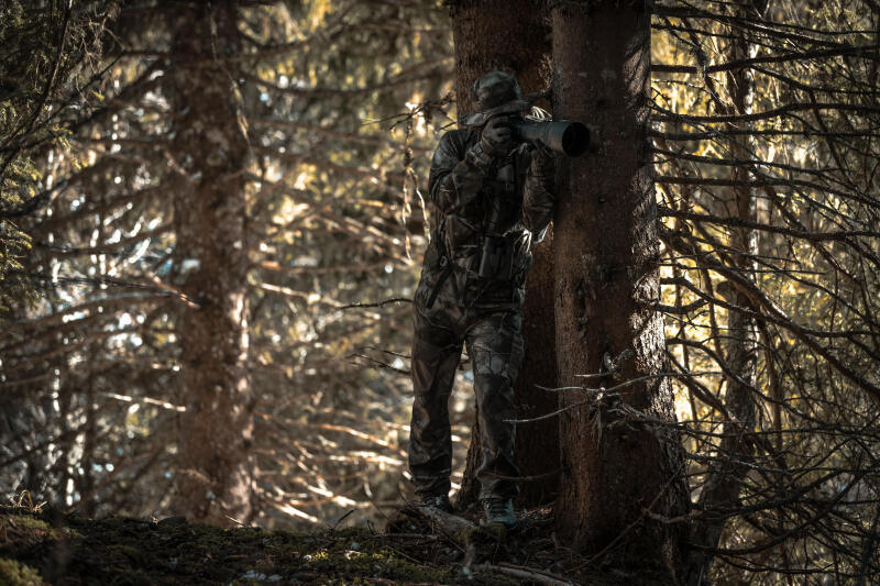 Kapelusz myśliwski Solognac Repis 500 camo treemetic