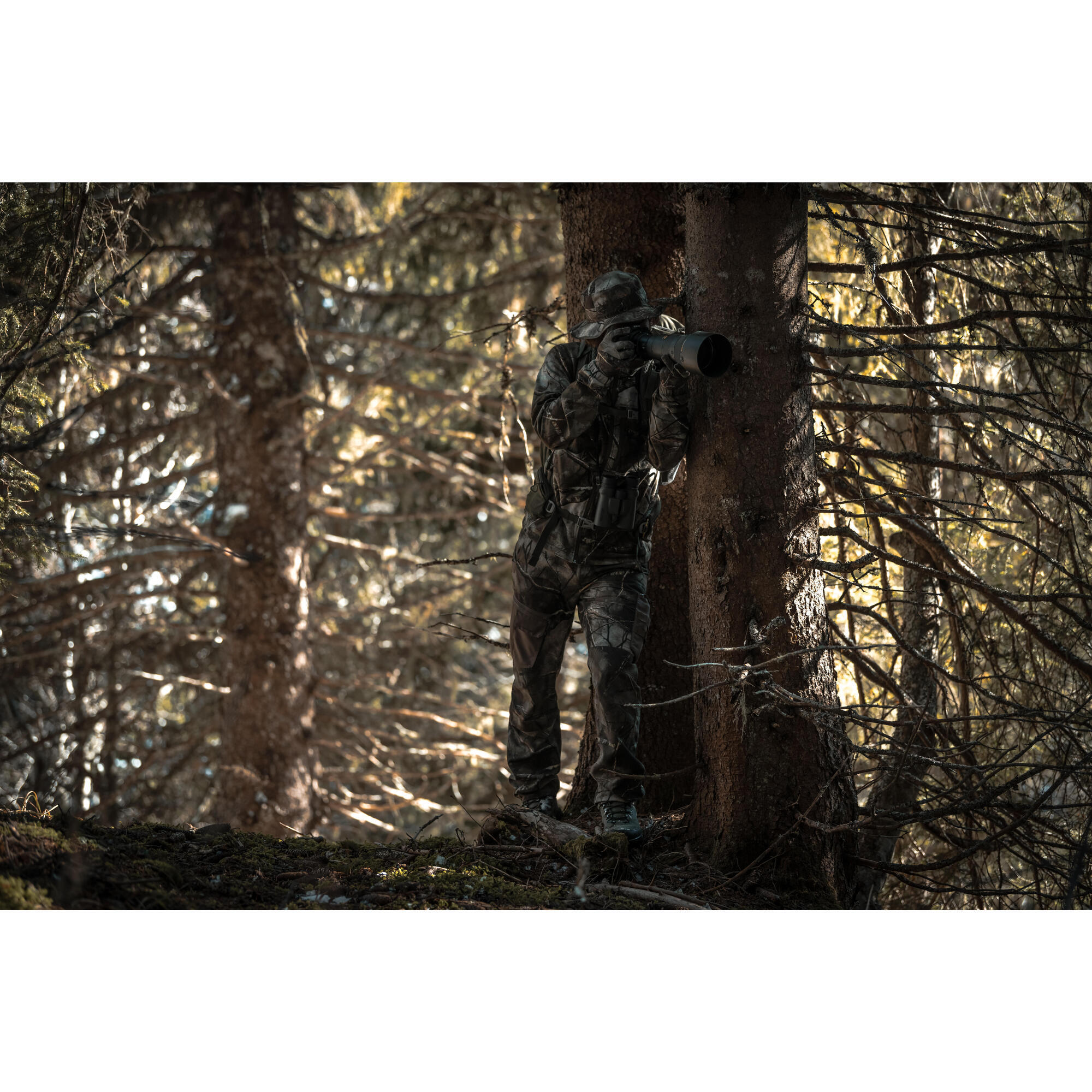 BOB hunting hat 500 Breathable CAMOUFLAGE TREEMETIC