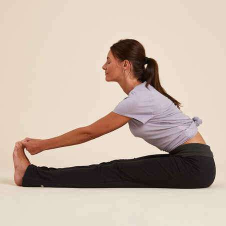 Women's Yoga Cotton Bottoms - White KIMJALY
