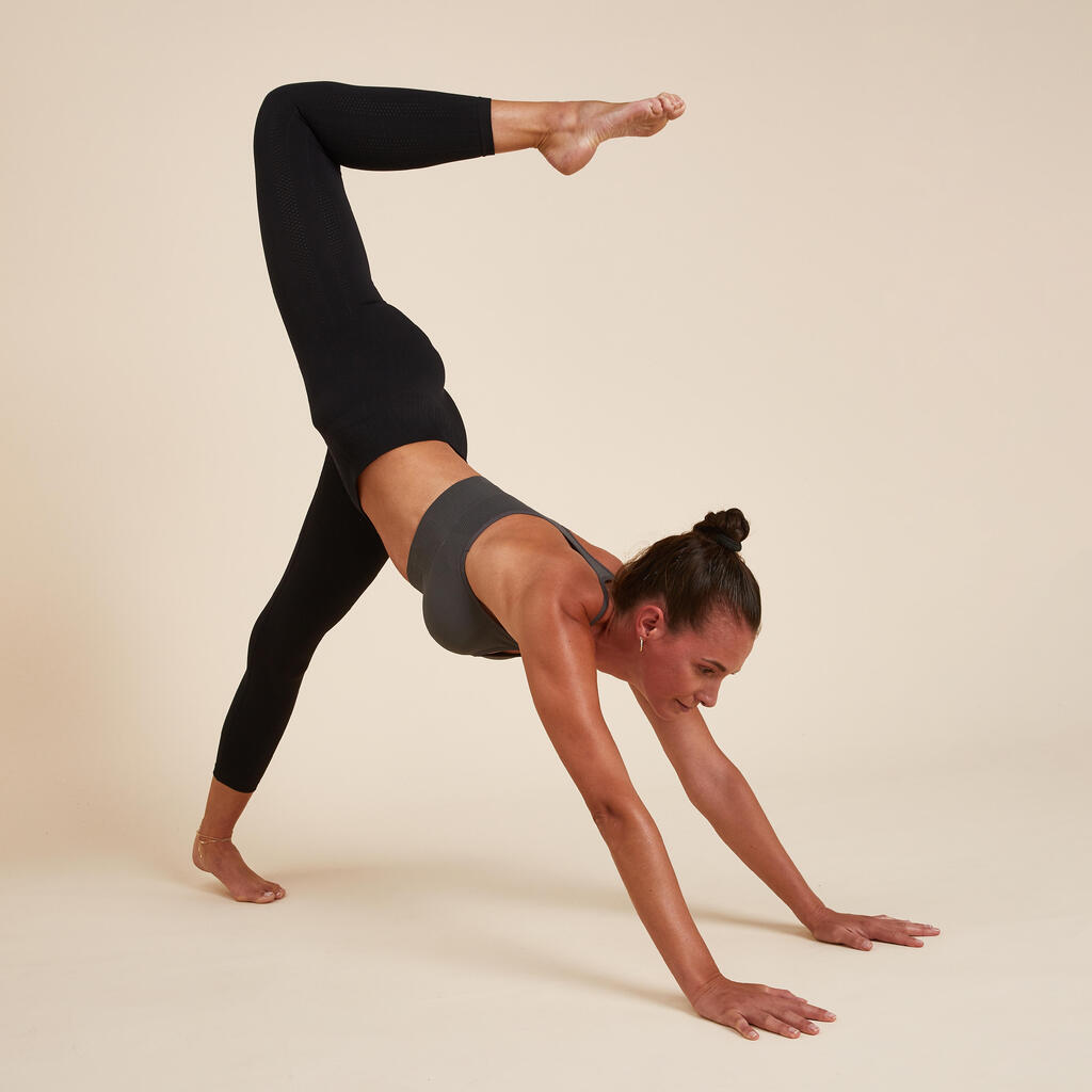 Yoga 7/8 Leggings Premium Seamless - Black
