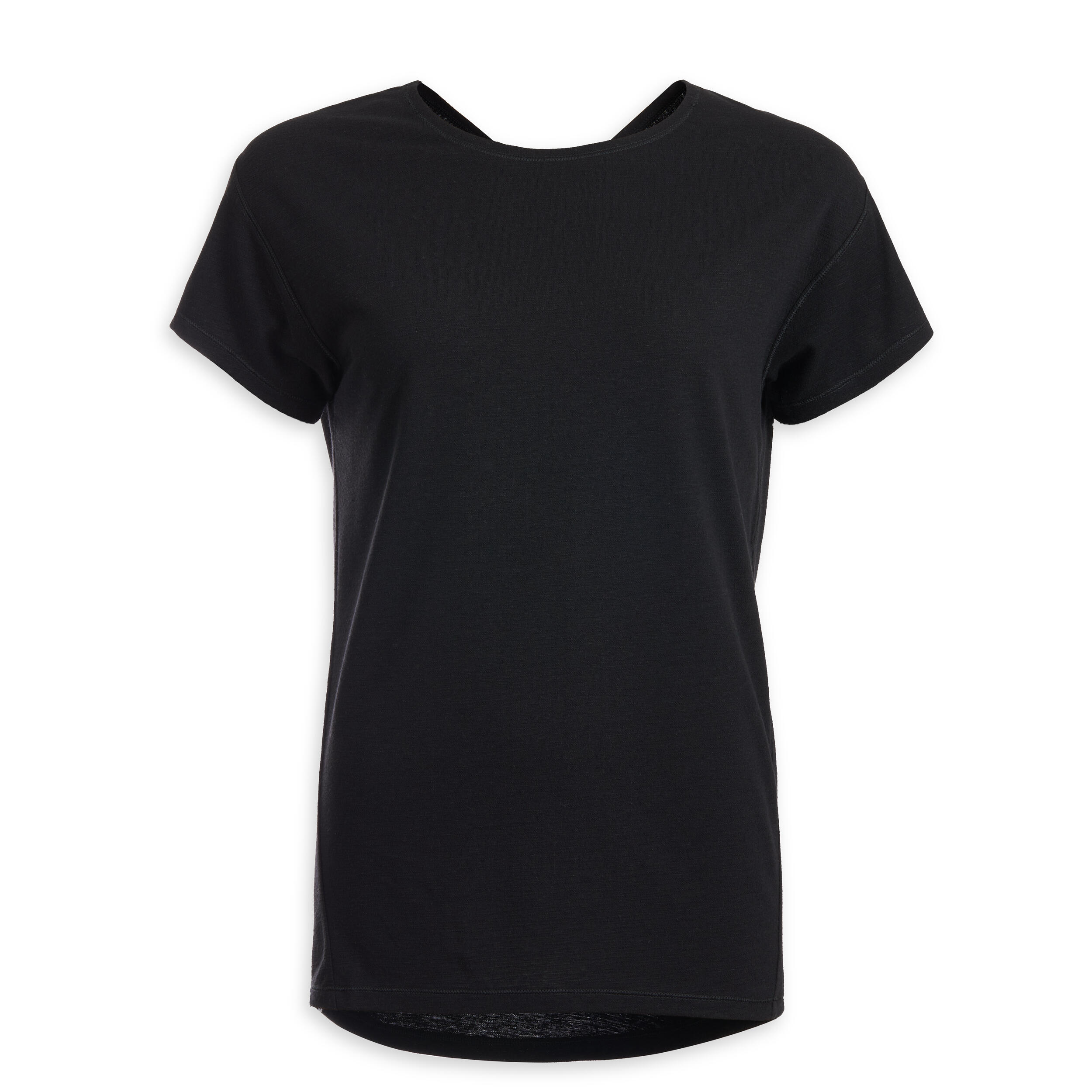 Women's Gentle Yoga T-Shirt - Black 6/6