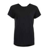 Women's Gentle Yoga T-Shirt - Black