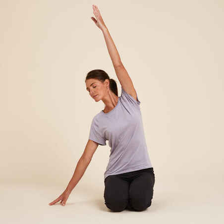 Women's Gentle Yoga T-Shirt - Lavender